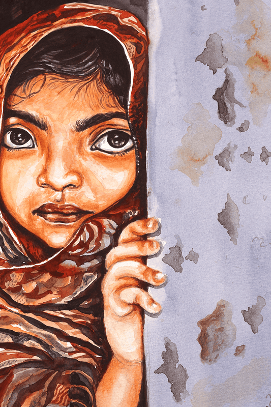 A Watercolor Story of a Poor Girl - Image 2