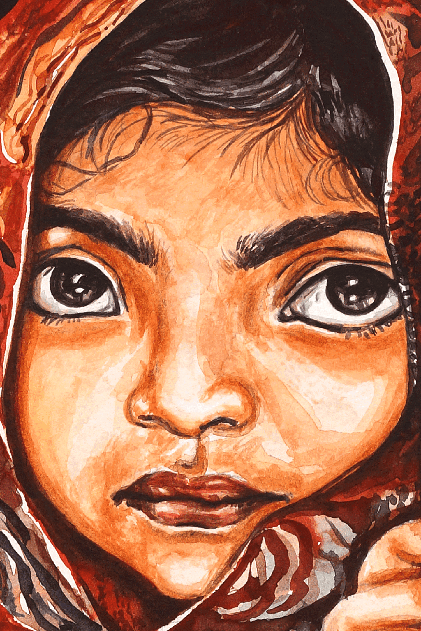 A Watercolor Story of a Poor Girl - Image 3