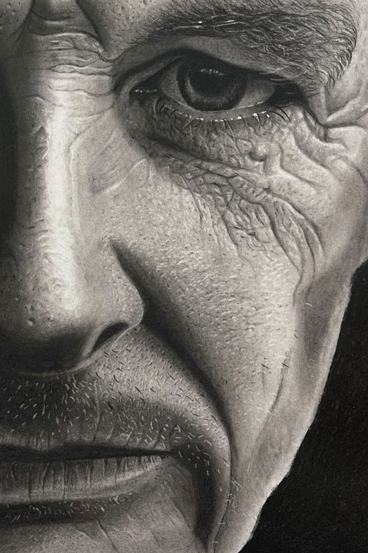 Echoes of time - realistic portrait by Art by Amrutha Vanka