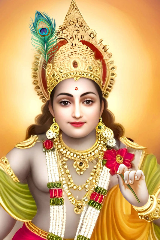 Gajendra Moksha Digital Painting: Epic Hindu Mythology Art in Stunning 4K Detail (2025) - Image 2