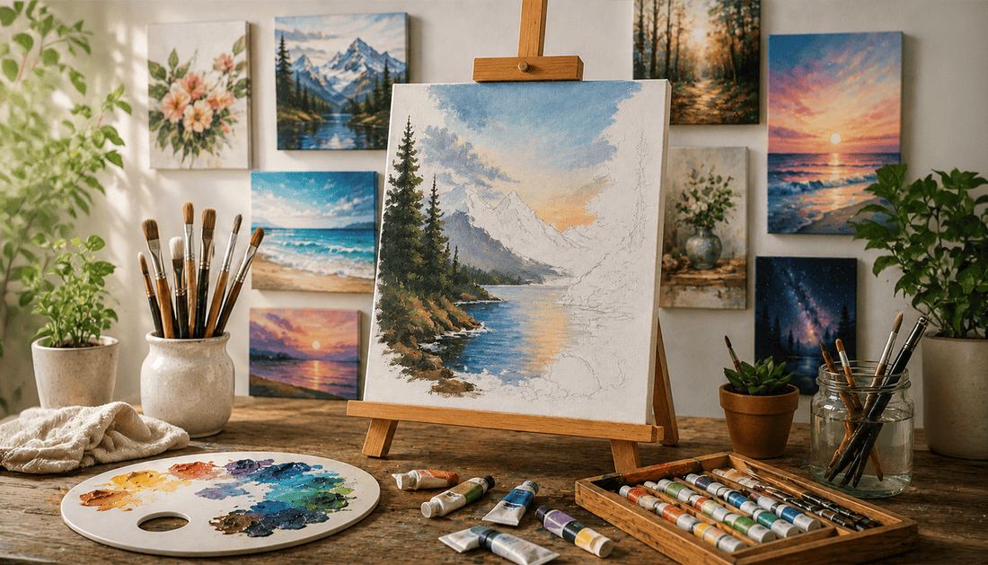 30 Easy Painting Ideas for Beginners That Look Professional