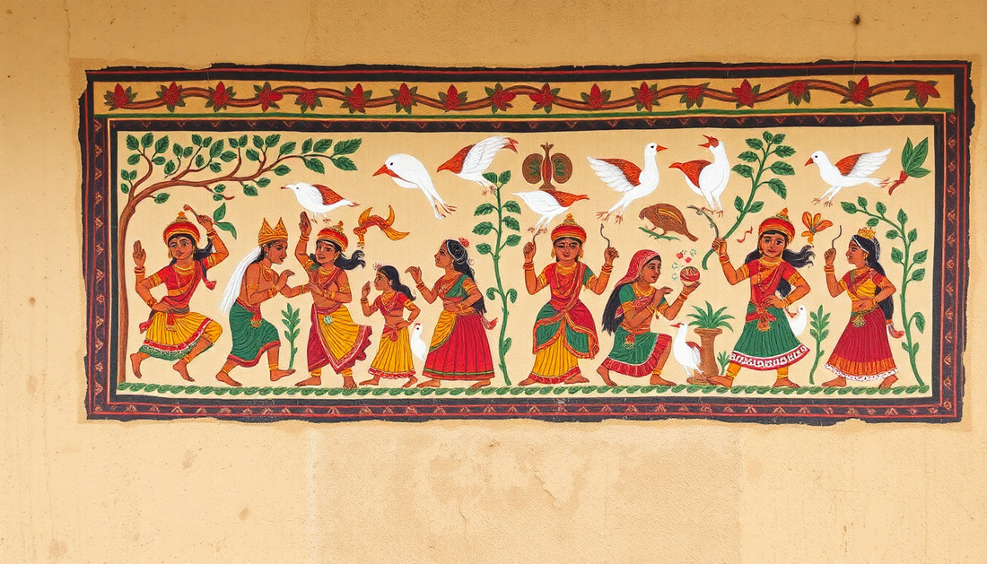 Bhitti Chitra: Exploring the Vibrant Folk Art of India