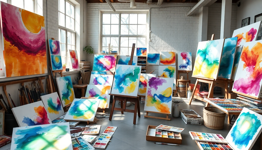 Unlocking the Difference: Watercolor vs. Acrylic Paintings