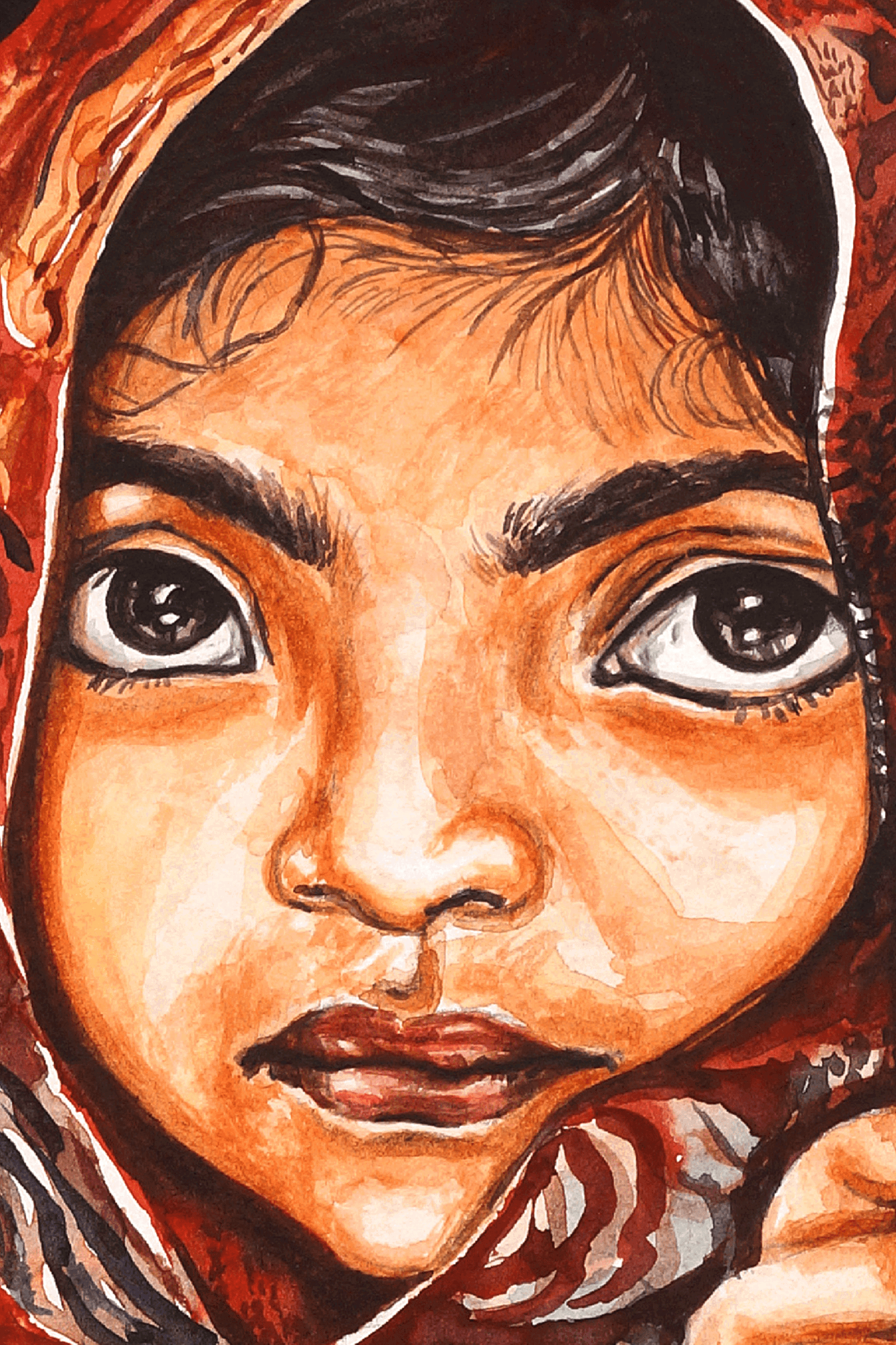 A Watercolor Story of a Poor Girl - Image 3