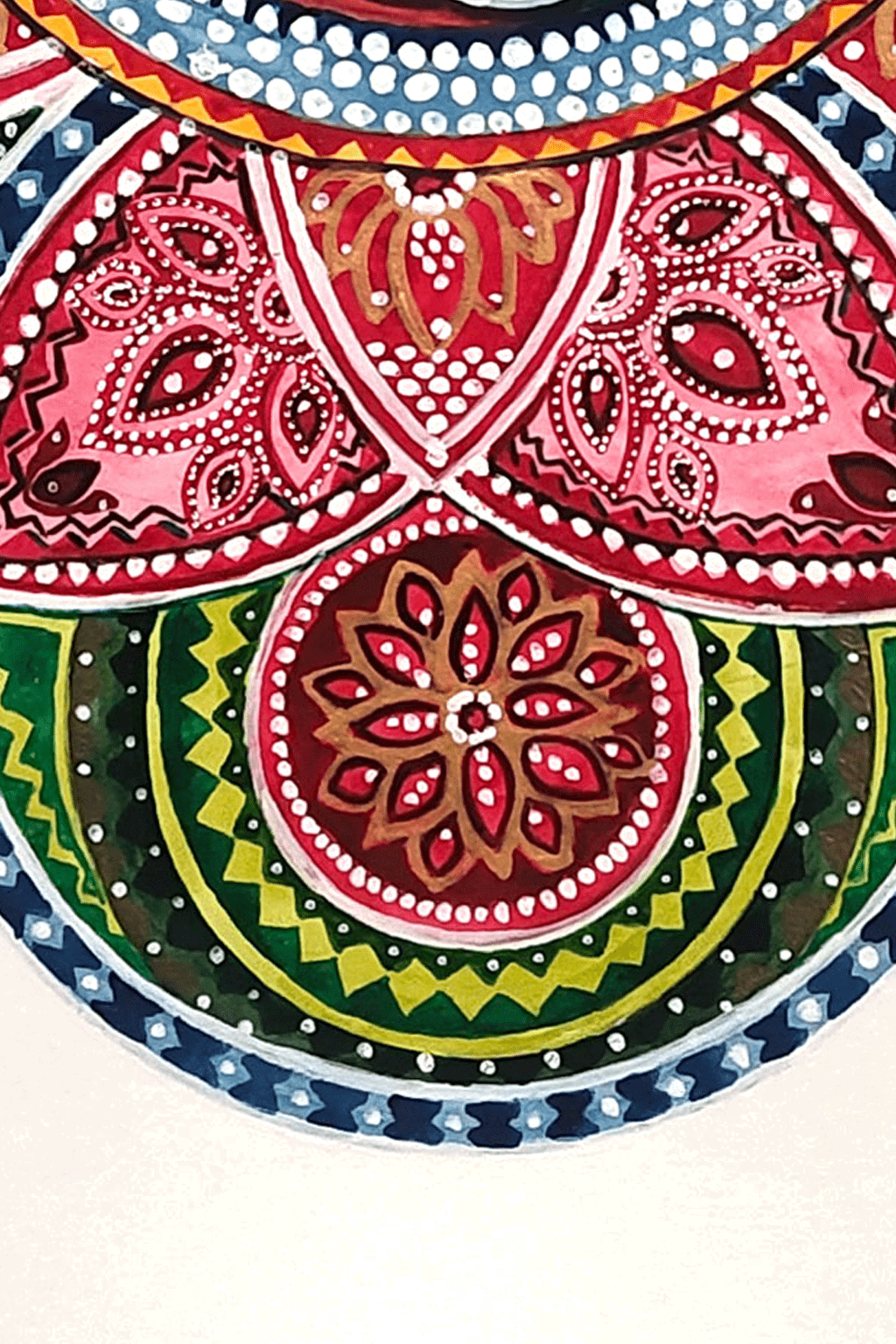 Divine Elegance: Traditional Watercolor Painting of Ganesha - Image 3