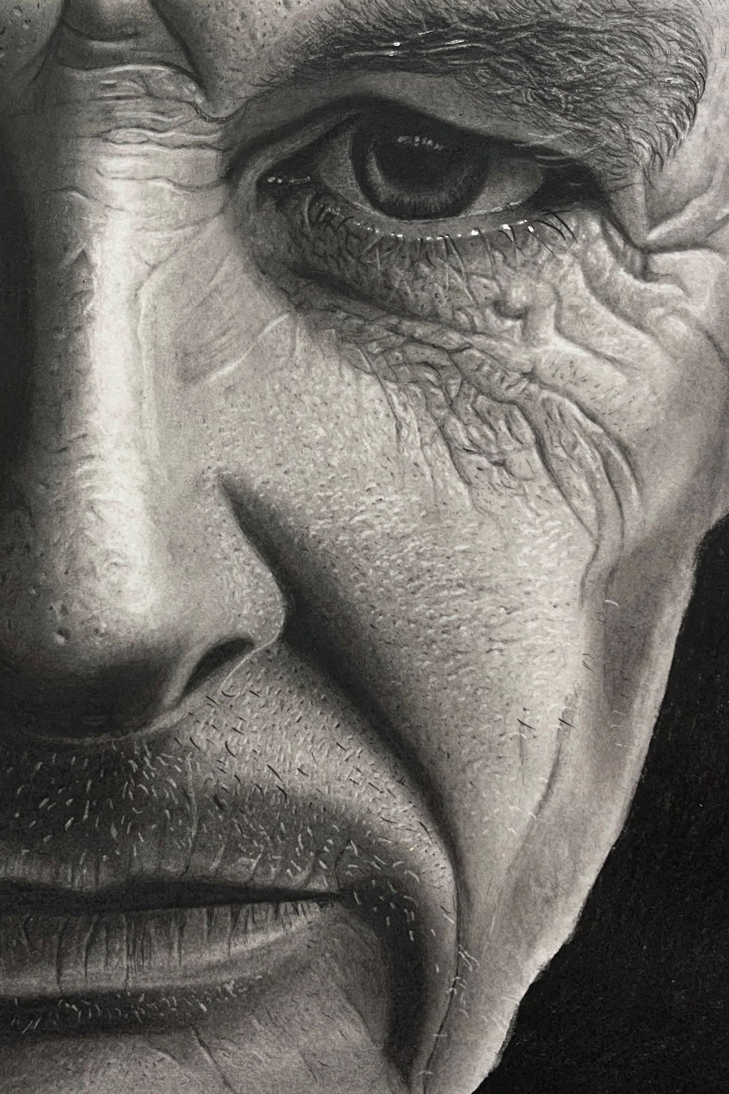 Echoes of time - realistic portrait by Art by Amrutha Vanka