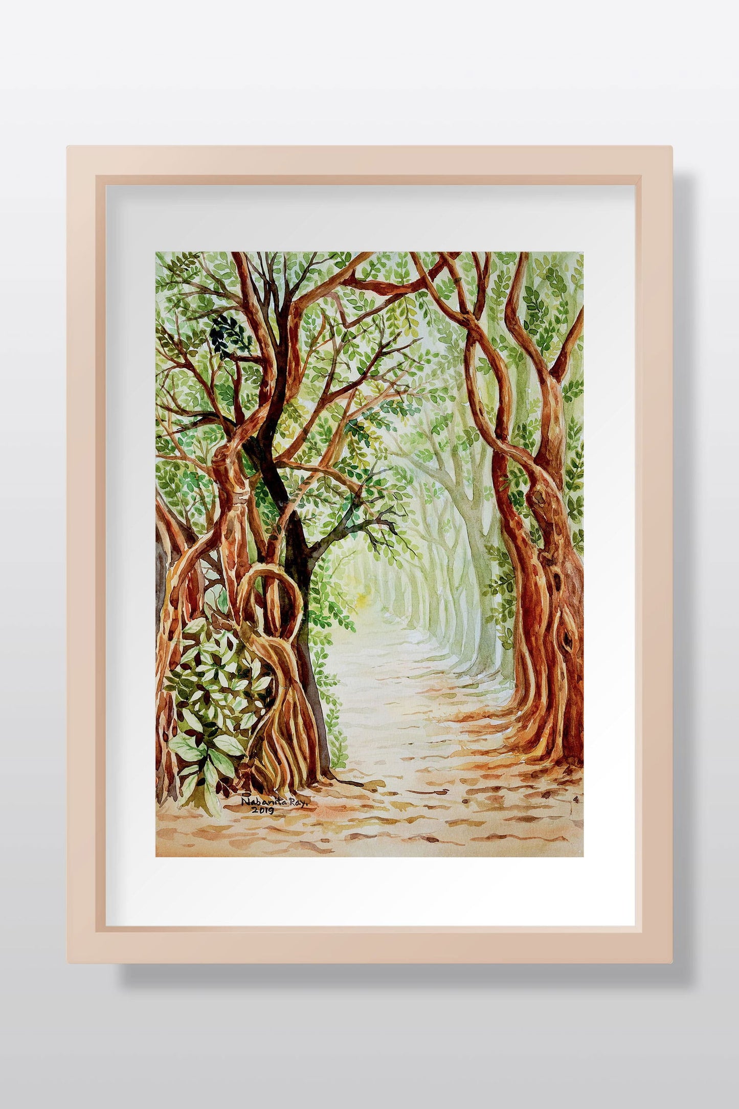 Landscape Watercolor Painting - Image 1