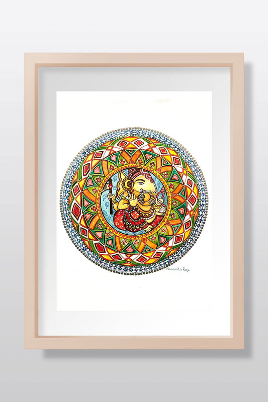 Lord Ganesha Watercolor - Image 1