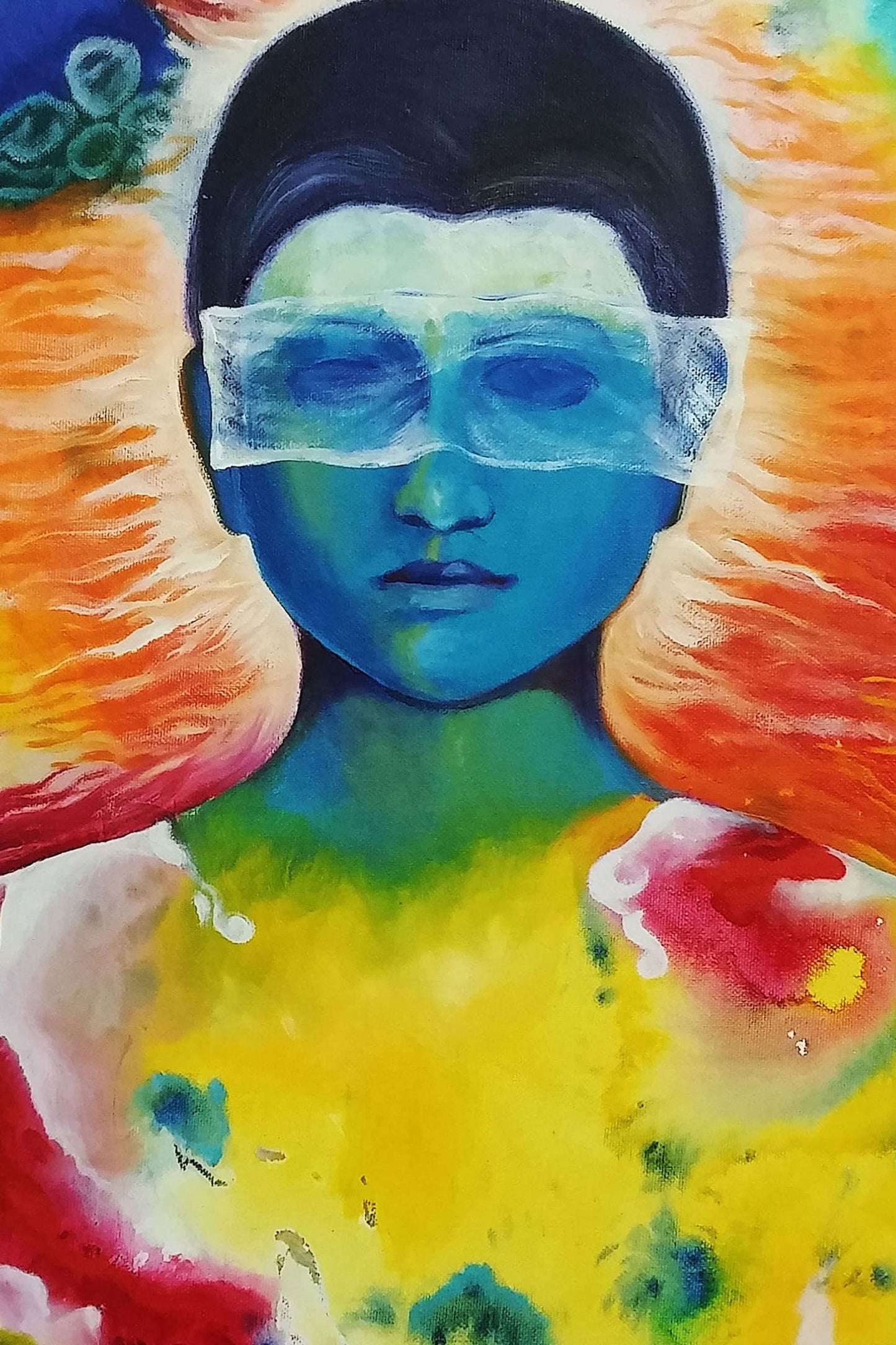 My Imagination 1 Acrylic Painting on Stretched Canvas - Image 3