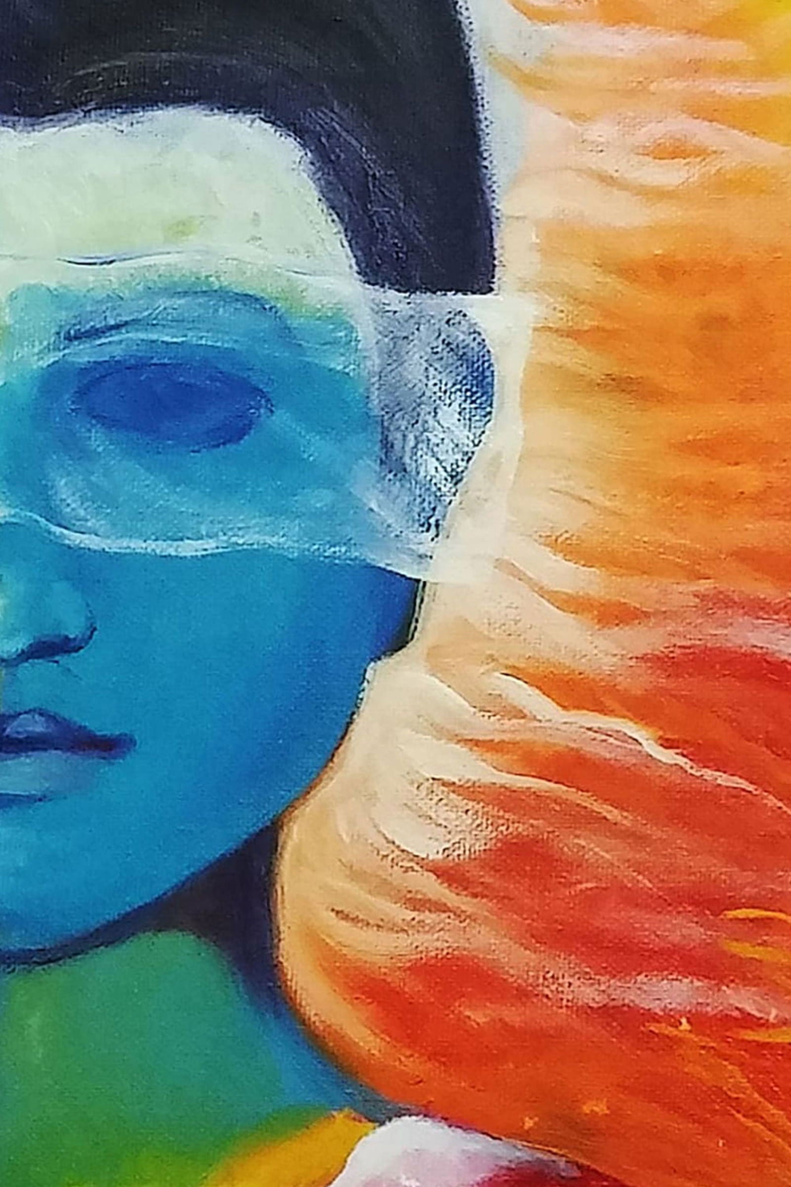 My Imagination 1 Acrylic Painting on Stretched Canvas - Image 4