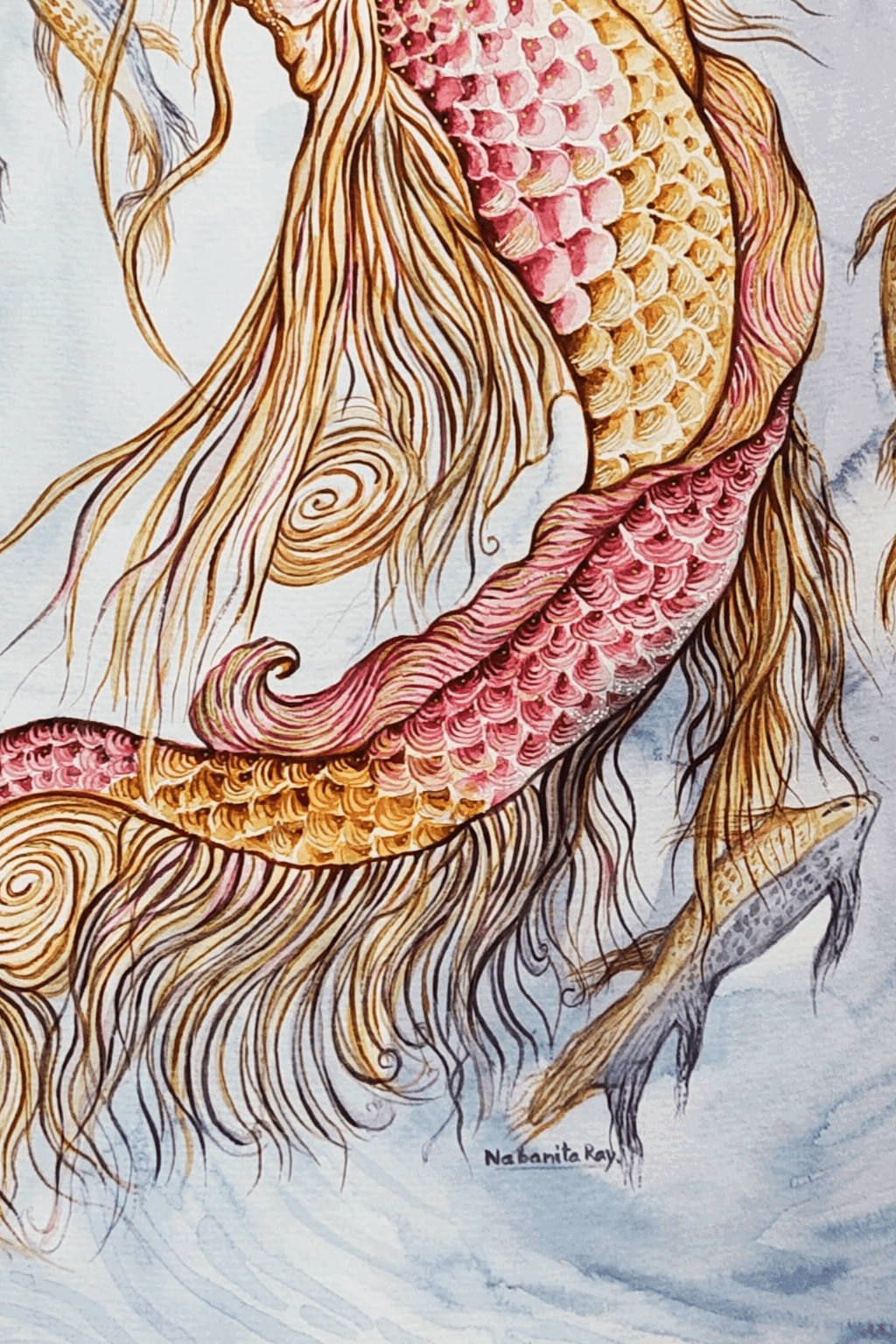 Serenade of Scales: Fish in Watercolor - Image 2
