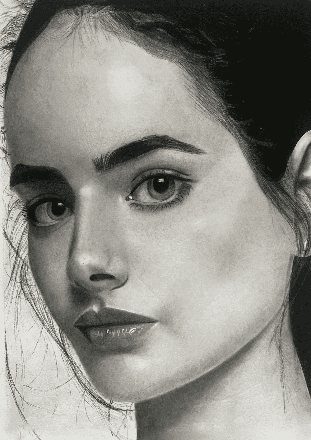 SilentGrace - realistic portrait by Art by Amrutha Vanka