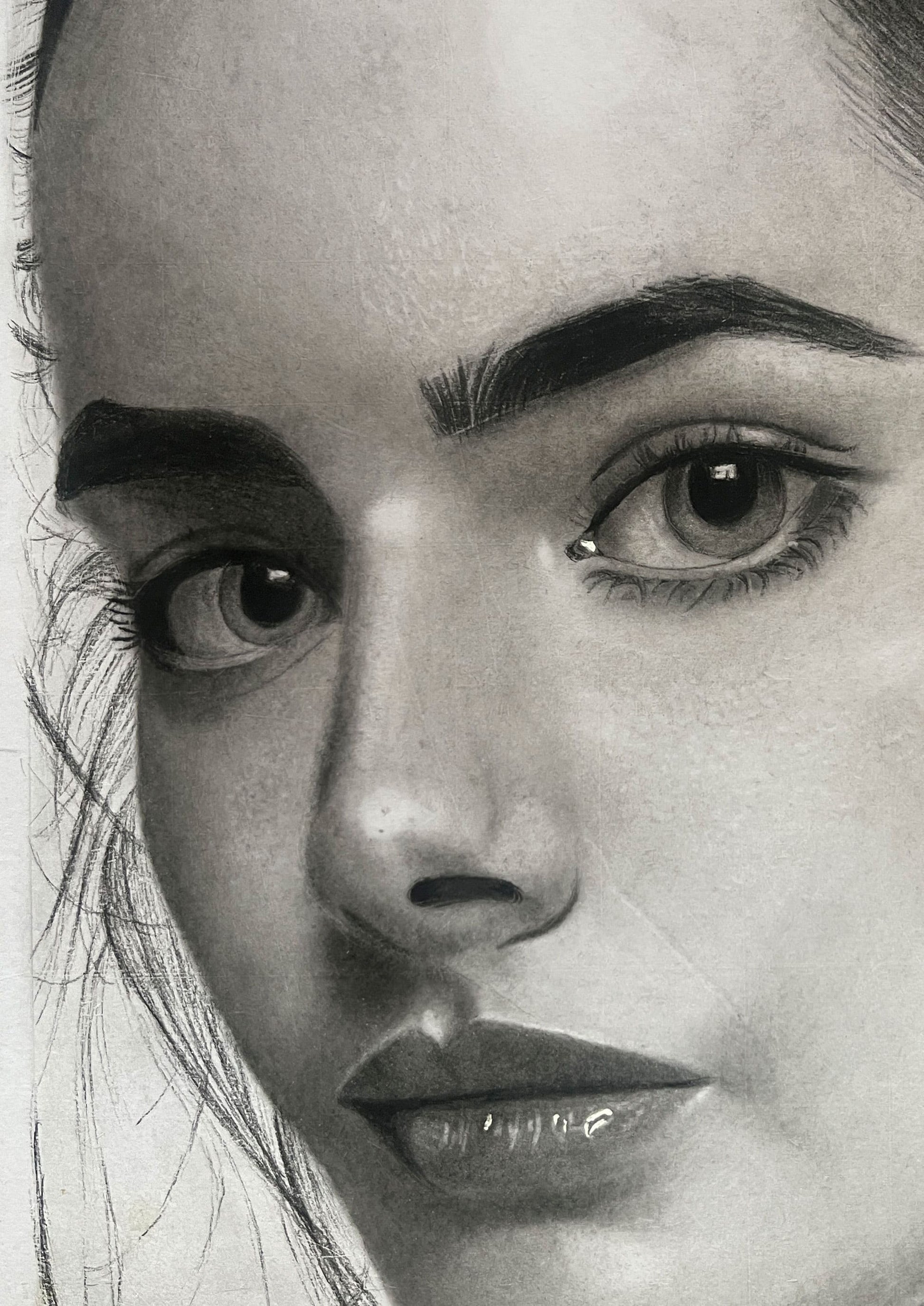 SilentGrace - realistic portrait by Art by Amrutha Vanka