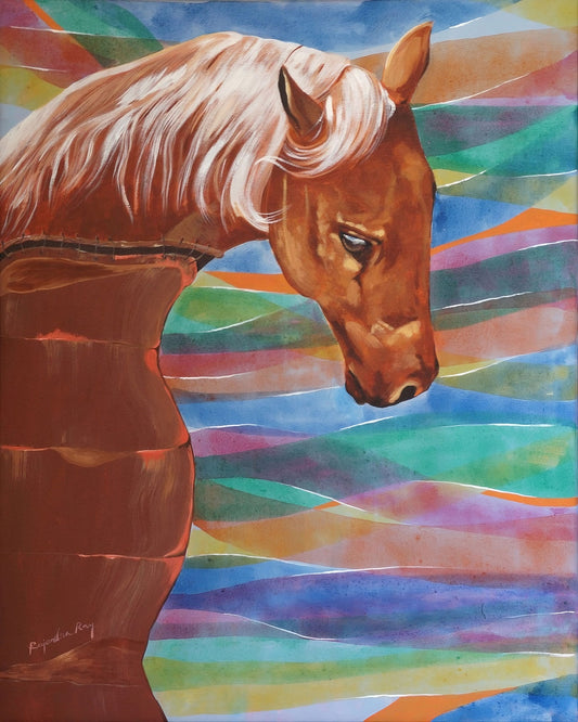 Social Animal | Original Contemporary Acrylic Painting on 24x30 Canvas