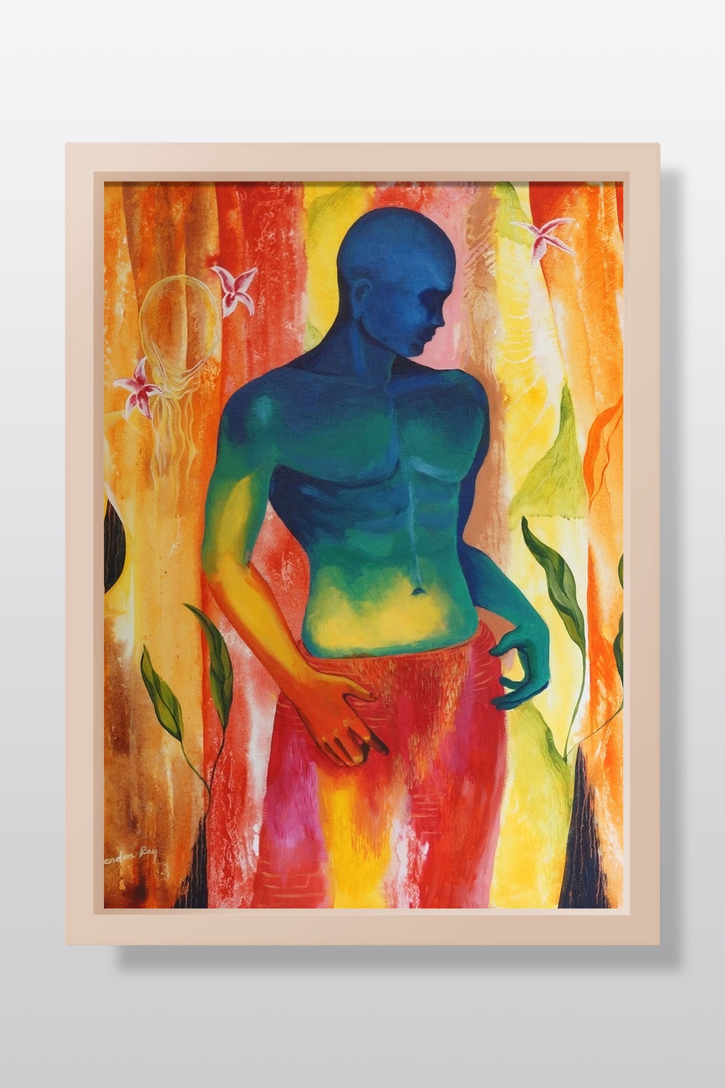 Roaming – Handmade Contemporary Acrylic Art on Stretched Canvas (24x30 Inch)