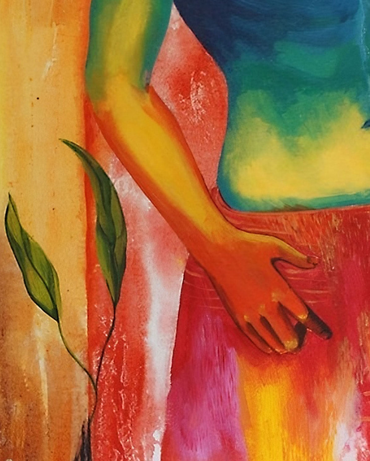 Roaming – Handmade Contemporary Acrylic Art on Stretched Canvas (24x30 Inch)